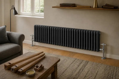 Planet Radiators 3 Column 300 x 1010 Anthracite