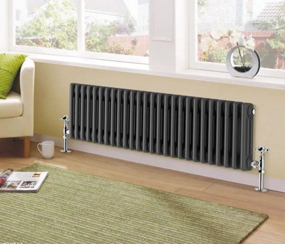 Planet Radiators 3 Column 300 x 1190 Anthracite