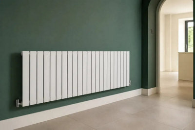 PLANET RADIATORS FLAT PANEL DOUBLE 400 X 1520MM CAST IRON STYLE ...
