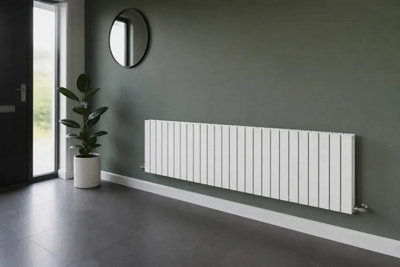 Planet Radiators Flat Panel Double 400 x 1748mm Cast Iron Style ...