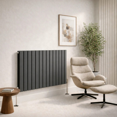 Planet Radiators Flat Panel Double 600 x 1064mm Cast Iron Style ...
