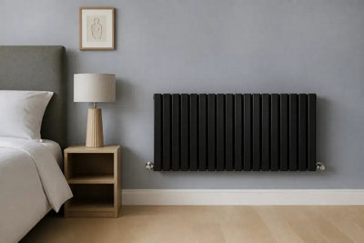 Planet Radiators Flat Panel Double 600 x 1292mm Cast Iron Style ...
