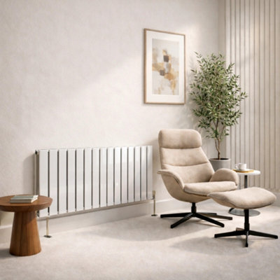 Planet Radiators Flat Panel Double 600 x 1520 White