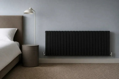 Planet Radiators Flat Panel Double 600 x 1520mm Cast Iron Style ...