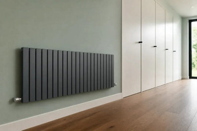 Planet Radiators Flat Panel Double 600 x 1748mm Cast Iron Style ...