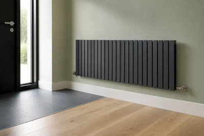 Planet Radiators Flat Panel Single 400 x 1516mm Cast Iron Style ...