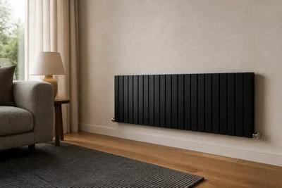 Planet Radiators Flat Panel Single 400 x 1744mm Cast Iron Style ...