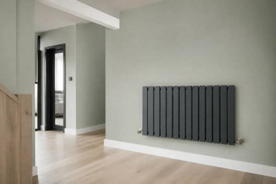 Planet Radiators Flat Panel Single 400 x 908mm Cast Iron Style Radiator ...