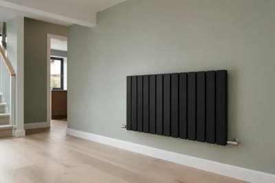 Planet Radiators Flat Panel Single 400 x 908mm Cast Iron Style Radiator ...