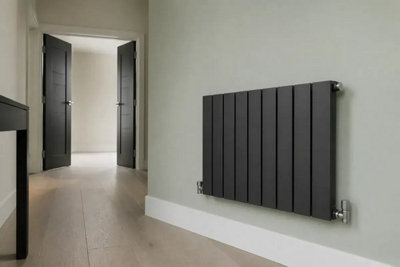 Planet Radiators Flat Panel Single 600 x 604mm Cast Iron Style Radiator ...