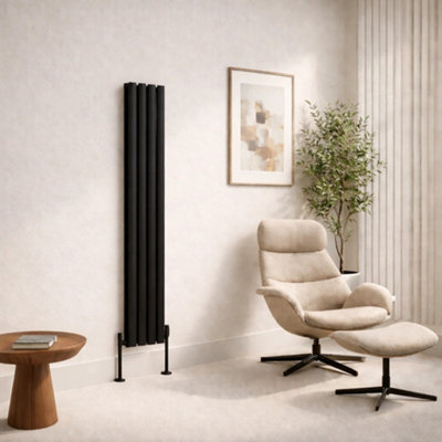 Planet Radiators Oval Panel Double 1800 x 240mm Cast Iron Style ...