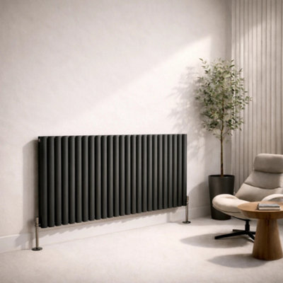 Planet Radiators Oval Panel Double 400 x 1440mm Cast Iron Style ...