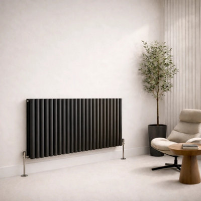 Planet Radiators Oval Panel Double 600 x 1440mm Cast Iron Style ...