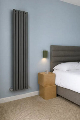 Planet Radiators Oval Panel Single 1600 x 360mm Cast Iron Style ...