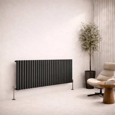 Planet Radiators Oval Panel Single 400 x 1440mm Cast Iron Style ...