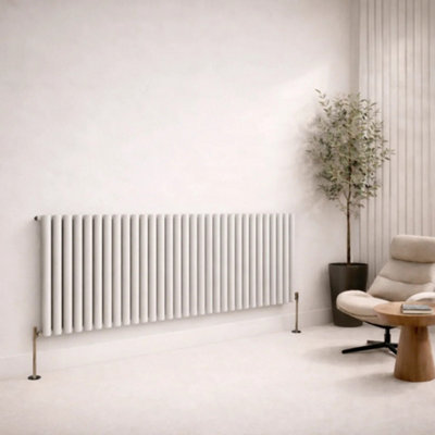 Planet Radiators Oval Panel Single 400 x 1620mm Cast Iron Style ...