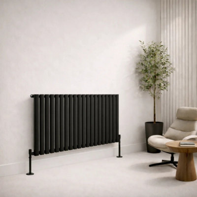 Planet Radiators Oval Panel Single 600 x 1440mm Cast Iron Style ...