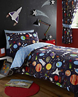 Planets Single Duvet Cover and Pillowcase