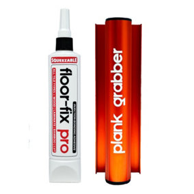 Plank Grabber  Permanent Fix Kit - Includes Floor-Fix Pro  Injection Adhesive To Hold Prevent Further Movement