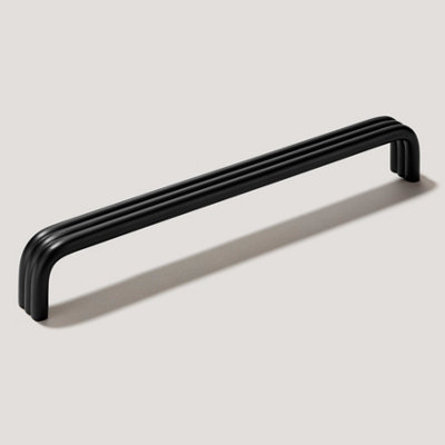 Plank Hardware ALVA Tubular D-Bar 136mm Handle - Black