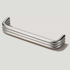 Plank Hardware ALVA Tubular D-Bar 136mm Handle - Satin Nickel