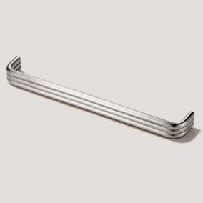 Plank Hardware ALVA Tubular D-Bar Handle - 228mm - Satin Nickel