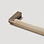 Plank Hardware BECKER Grooved D-Bar 170mm Handle - Antique Brass