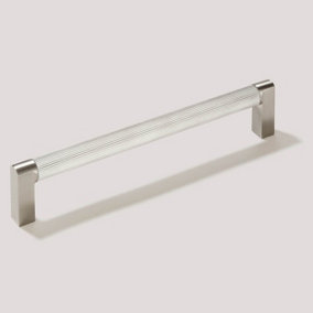 Plank Hardware BECKER Grooved D-Bar Handle - 170mm - Stainless Steel