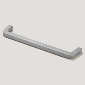 Plank Hardware BRUNO Industrial Handle - 171mm - Mottled Aluminium