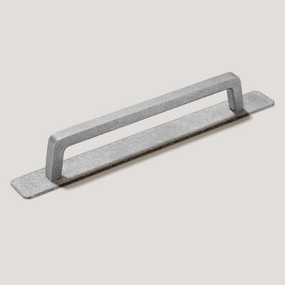 Plank Hardware BRUNO Industrial Handle with Backplate - 171mm - Mottled Aluminium Price Comparisons | Compare The Build