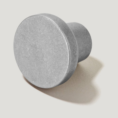 Plank Hardware BRUNO Industrial Knob - Mottled Aluminium Price Comparisons | Compare The Build