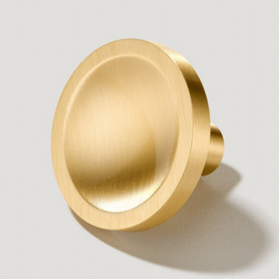 Plank Hardware CAVE Round Knob - Brass