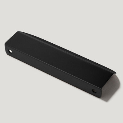 Plank Hardware FOLD Long Edge Pull Handle - 160mm - Black