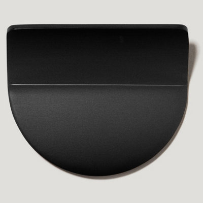 Plank Hardware FOLD Short D Shape Front Mounted Handle - 70mm - Black