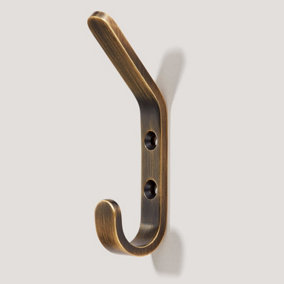 Plank Hardware HOFFMAN Tapered Top Hook - Antique Brass