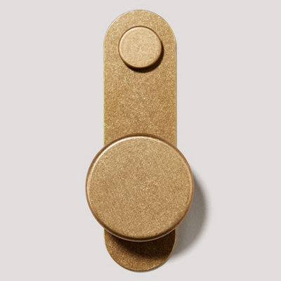Plank Hardware HUDSON Shaker Hook - Aged Brass