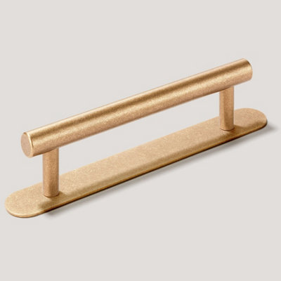 Plank Hardware HUDSON T-Bar 160mm Handle with 186mm Backplate - Aged Brass Price Comparisons | Compare The Build