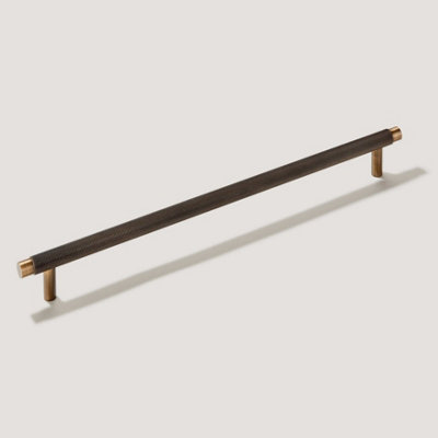 Plank Hardware KEPLER Heavyweight Closet Bar Handle - 420mm - Antique Brass