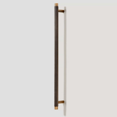 Plank Hardware KEPLER Heavyweight Closet Bar Handle - 420mm - Antique Brass