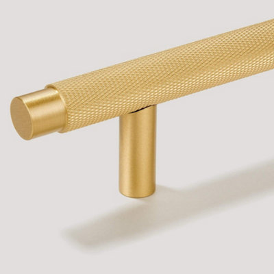 Knurled Brass T Bar Handle  Knurled T Bar Pull Handle – Plank