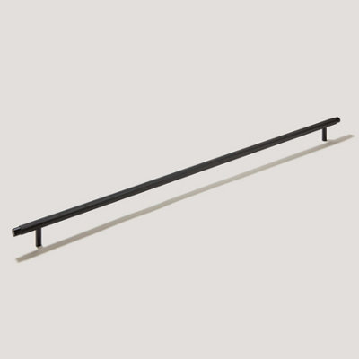 Plank Hardware KEPLER Knurled Closet Bar Handle - 760mm - Black