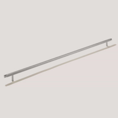 Plank Hardware KEPLER Knurled Closet Bar Handle - 760mm - Stainless Steel