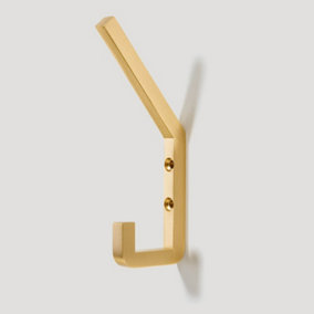 Plank Hardware LEVI Square Hook - Brass