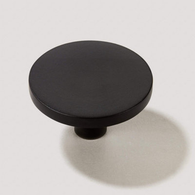 Plank Hardware LOVELL Circular Knob - Black