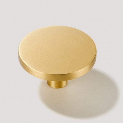 Plank Hardware LOVELL Circular Knob - Brass