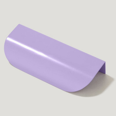 Plank Hardware MERCURY Curved Lip Pull Handle - 123mm - Soft Lilac Price Comparisons | Compare The Build