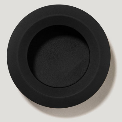 Plank Hardware OLMO Round Recessed Pull Handle - 55mm - Black Price Comparisons | Compare The Build