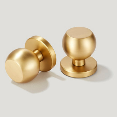 Plank Hardware PLANE Mortice Door Knob - Brass Price Comparisons | Compare The Build