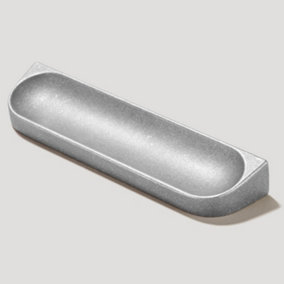 Plank Hardware SCOOP Industrial Handle - Mottled Aluminium