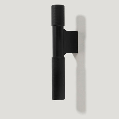 Plank Hardware SCOTT Swirled Handle - 100mm - Black